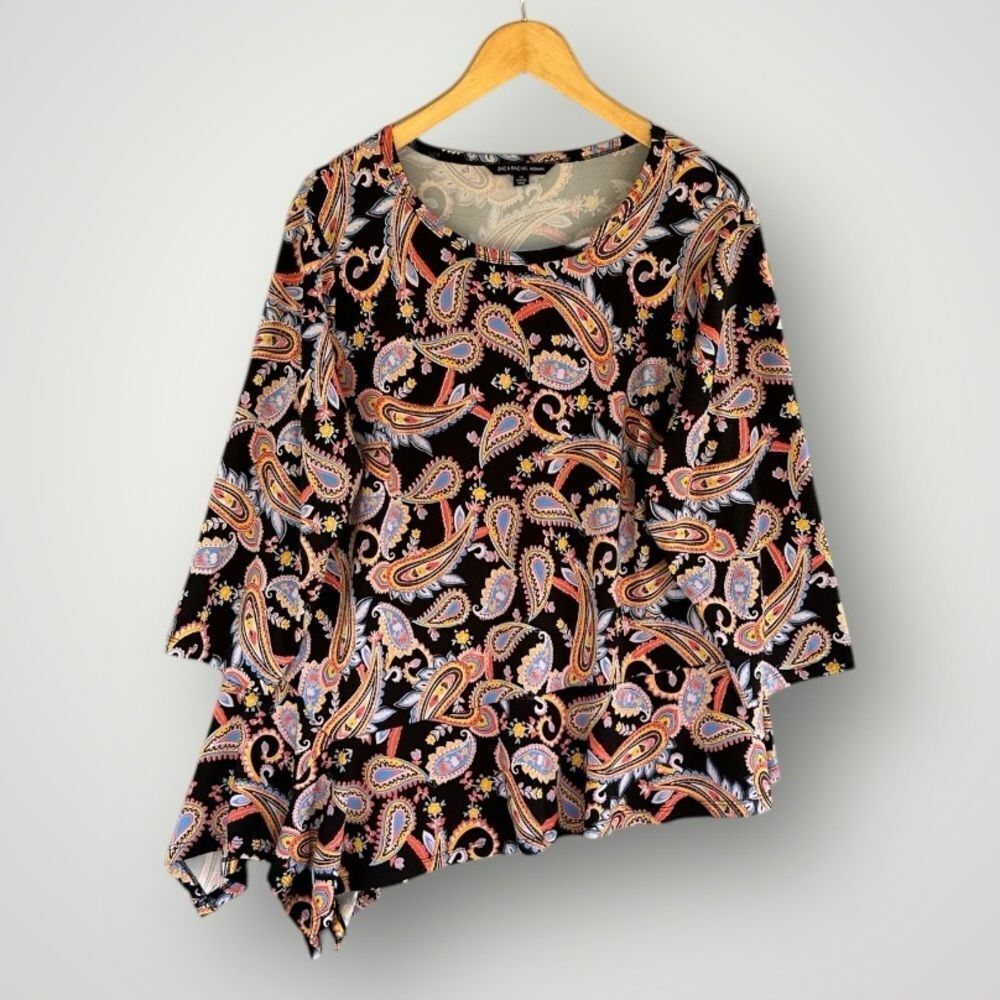 🎉5 for $45 🎉Zac Rachel Top Blose Shirt Size 1X
